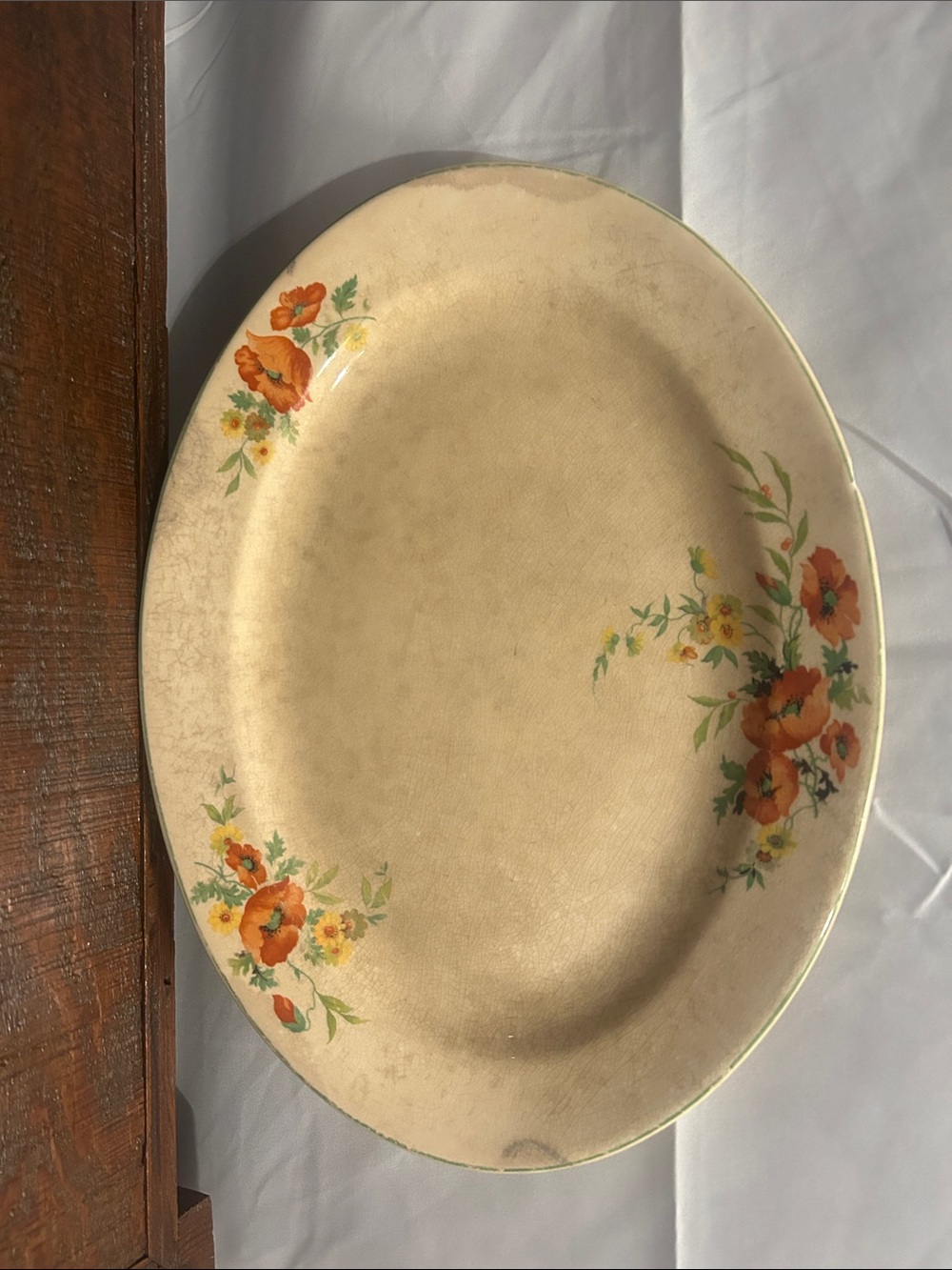1925 vintage oval platter
